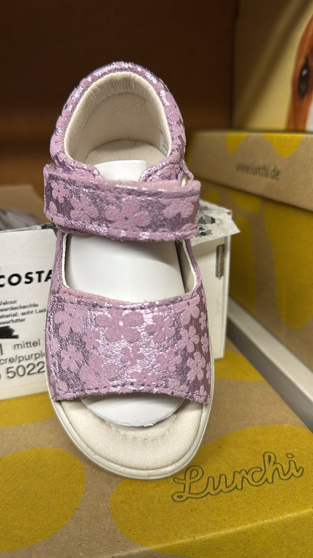 Ricosta Pianta Microfaserfutter Taya Sandals - Sucre/Purple