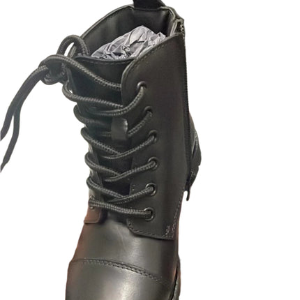 Hush Puppies Kids Lauren Junior Leather Shoes – Black