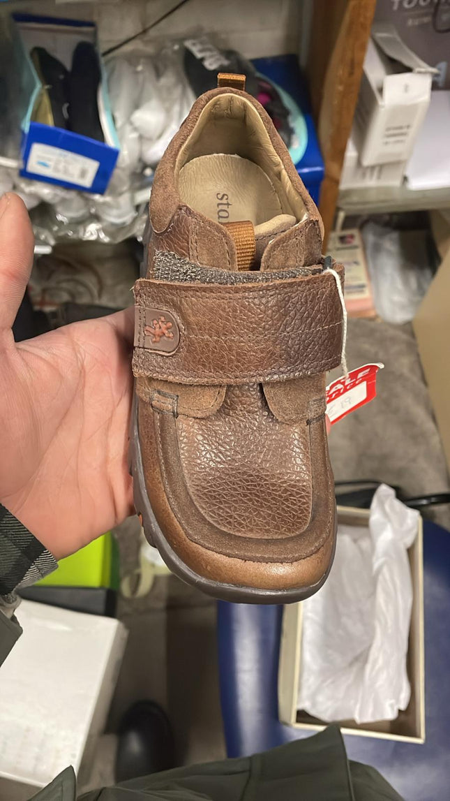 Start-Rite Monkee Leather Shoes – Brown/Tan