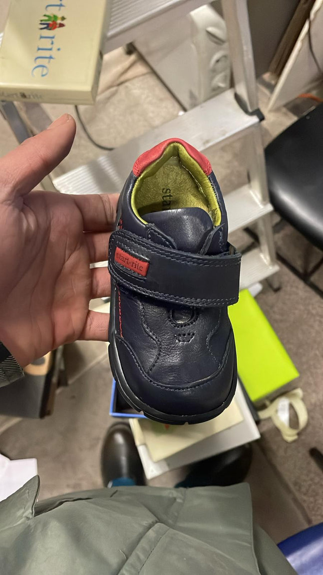 Start-Rite Creeper Leather Shoes – Navy