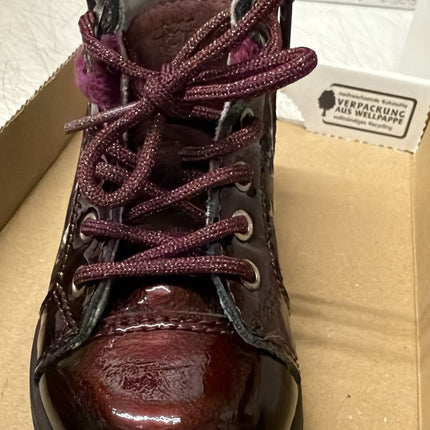 Ricosta Laok Chille Leather Kids Shoes - Rinde/Barolo