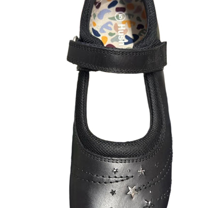 Hush Puppies Girls' Kids Amber Senior Shoes – Black