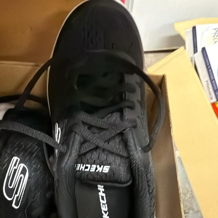 Skecher Boys' Microspec Max Synthetic Kids Shoes - Black