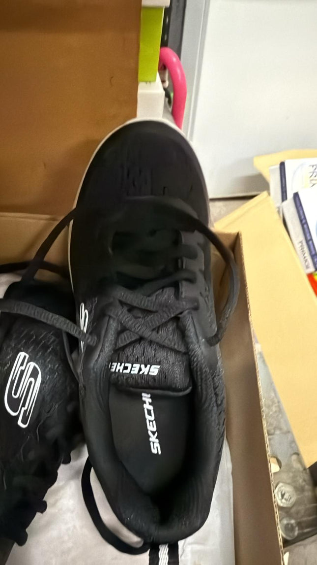 Skecher Boys' Microspec Max Synthetic Kids Shoes - Black