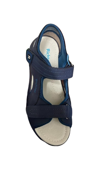 Richter Boys' Tecbuk/Neoprene Sandals – Atlantic Blue/Pacific Blue