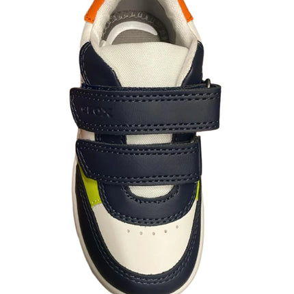 Geox Boys' B Eclyper B555LA Kids Shoe - Navy/White