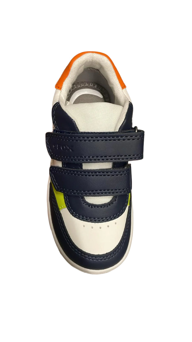 Geox Boys' B Eclyper B555LA Kids Shoe - Navy/White