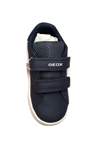 Geox Boys' B Eclyper A Synthetic Leather Kids Shoes - Navy