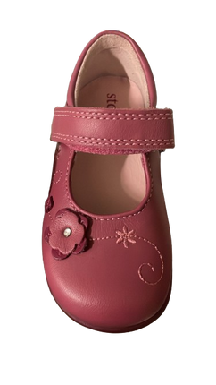 Start-Rite Girls' Tattle Leather Kids Shoes - Rose Wine