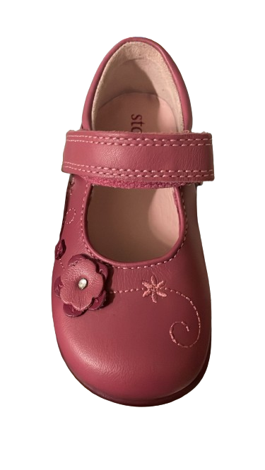 Start-Rite Girls' Tattle Leather Kids Shoes - Rose Wine