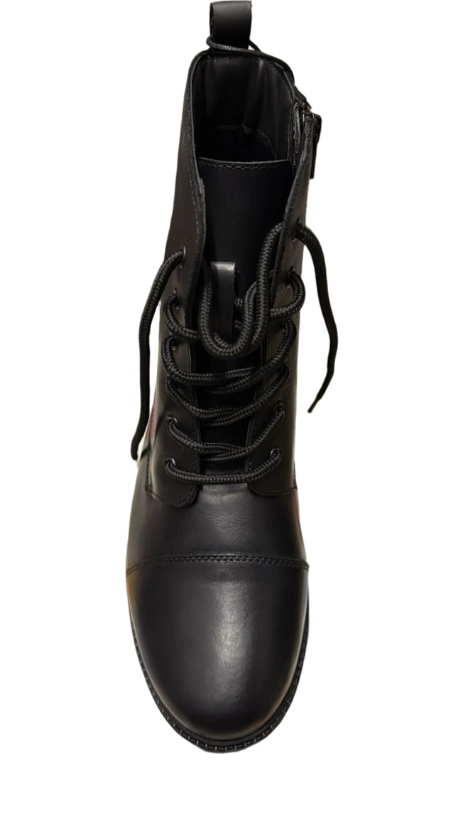 Hush Puppies Kids Lauren Senior School Shoes – Black