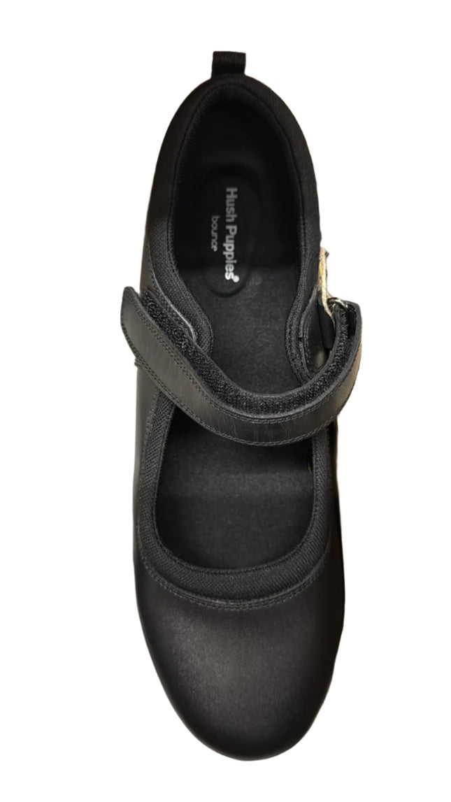 Hush Puppies Bianca SNR 2 Women's Leather Shoes – Black