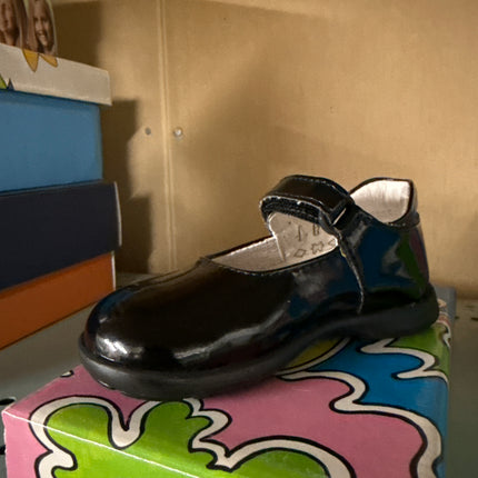Primigi Girls' Andes Vernice Leather Kids Shoe -Black