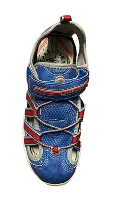 Pablo Sky PU Denim Royal Sandals – Blue