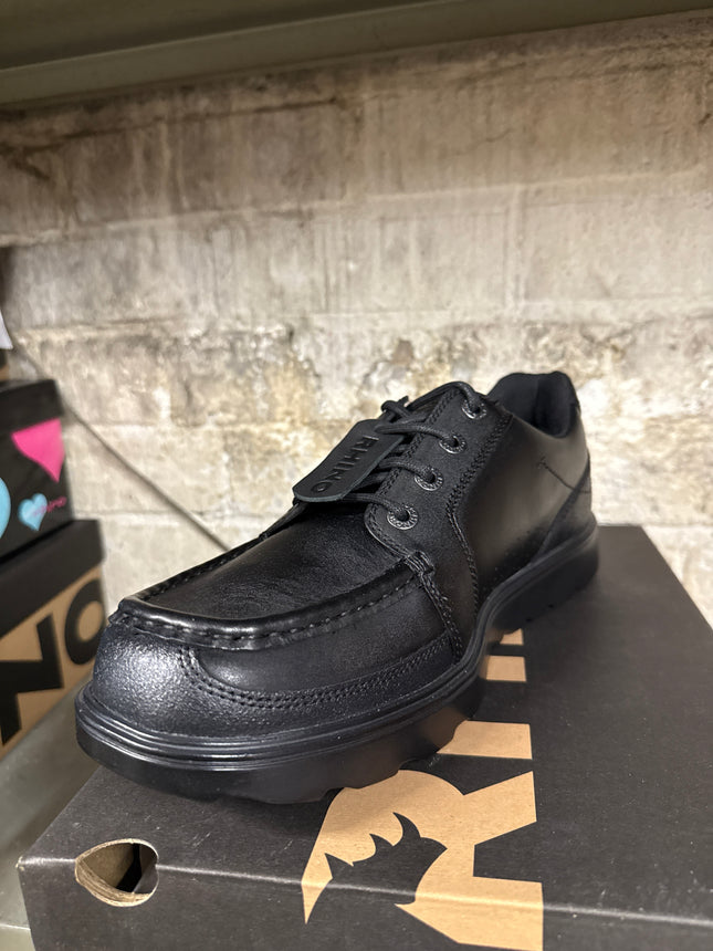 Rhino Cadet Leather Shoes - Black