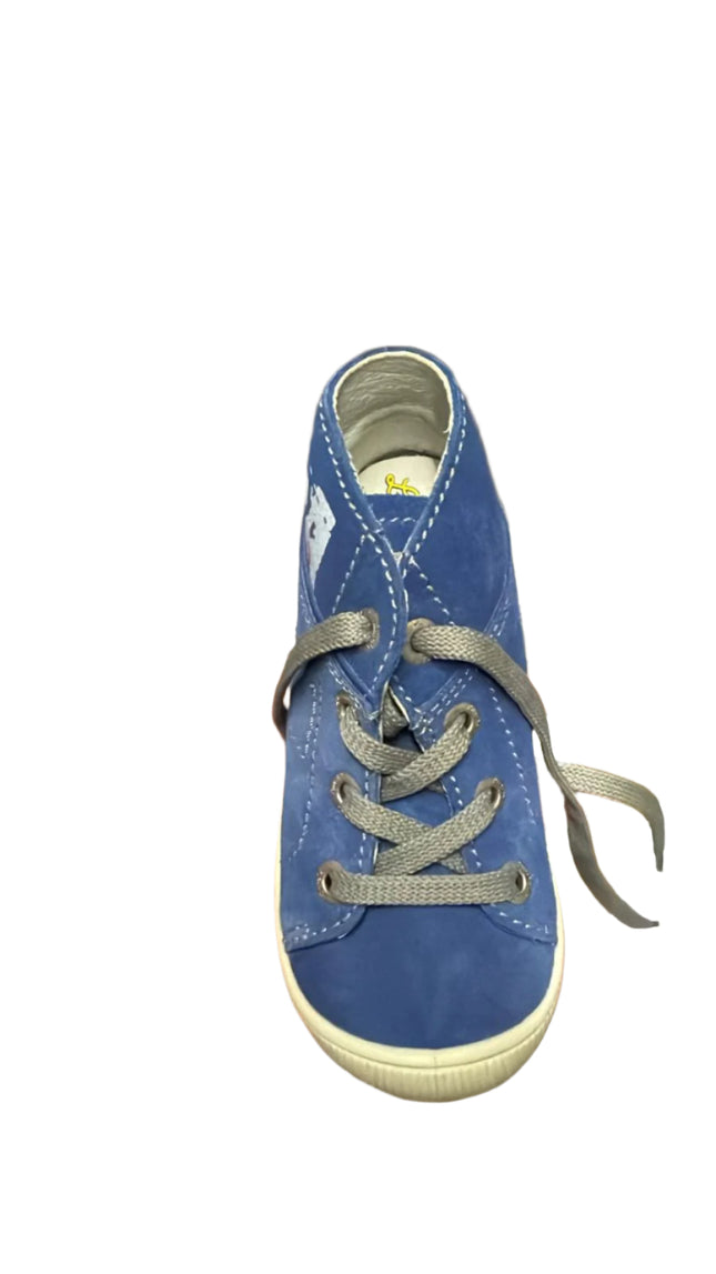 Lurchi Kids Julius Suede Trainers – Cobalt Blue