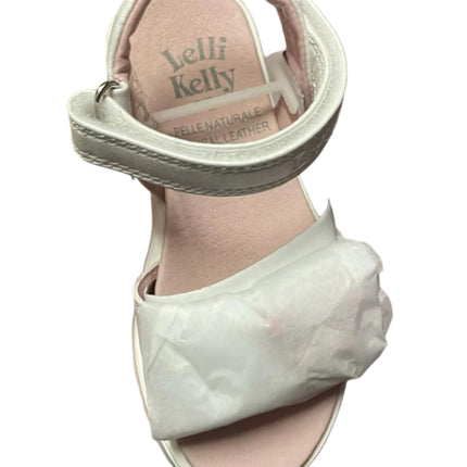 Lelli Kelly Alice Girls’ Patent Ballerina Sandals – White