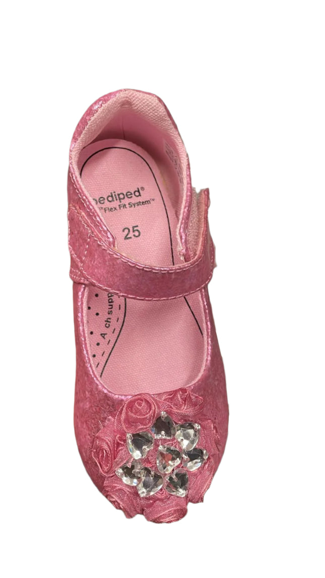 Pediped Delaney Low-Cut Leather Shoes – Light Pink