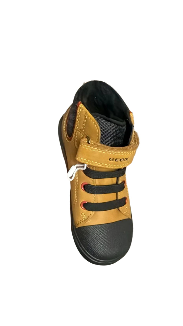 Geox Boys' B461NC Kids Shoes - Dk Yellow/Black