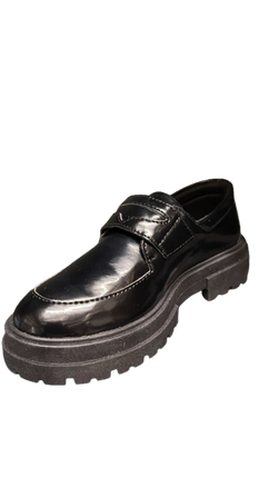 PMG Formal Men's Leather Shoes - Black