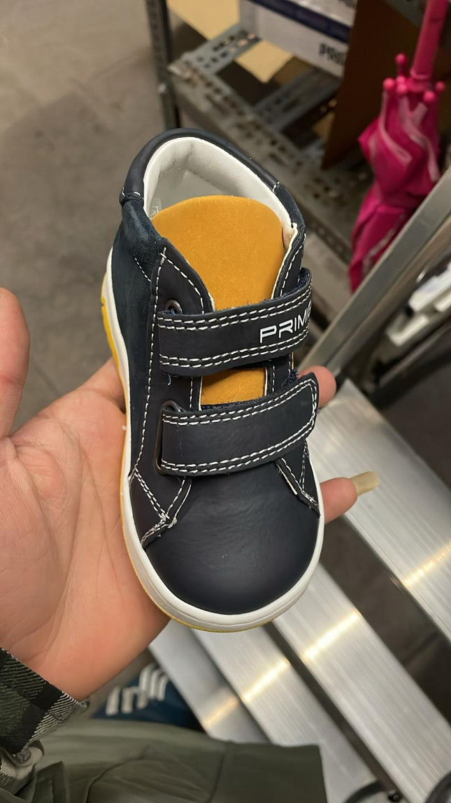 Primigi Boys' Children Scamosciato Nappa Leather Kids Shoes - Nero