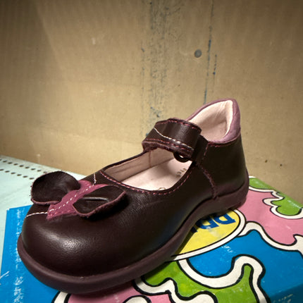 Primigi Girs' Nappa Nuvolata Leather Kids Shoes - Melanza