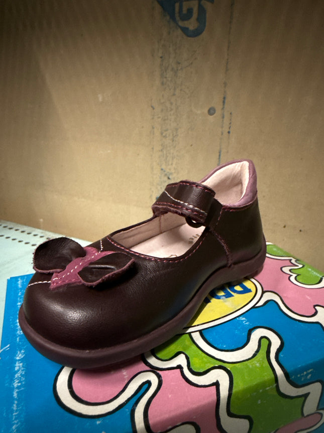 Primigi Girs' Nappa Nuvolata Leather Kids Shoes - Melanza