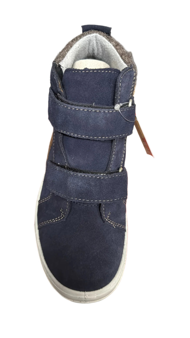 Ricosta Boys' Mats Leather Shoes – Nautic/Brown