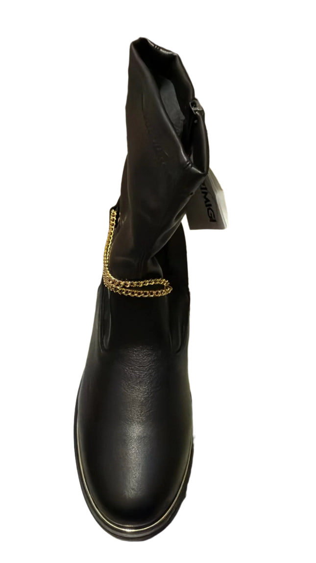 Primigi Boys' Smooth and Soft Nappa Leather Shoes – Black