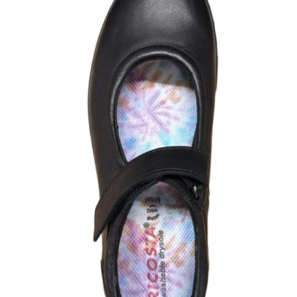 Ricosta Girls' Kylie Medium Leather Shoes – Black