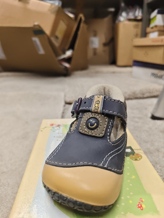Start-Rite Dinky Tot Nubuck First Walking Shoes – Navy