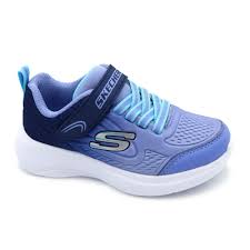Skechers Boys' S Lights Sola Glow Ombre Deluxe Shoes  - Navy/Blue