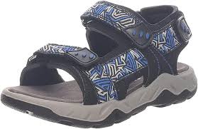 Lurchi Boys' Onny Tecbuk PU Sandals – Navy/Multi