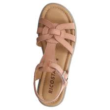 Ricosta Girls' Birte Medium Rose Sandals – Pink