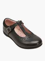Geox J Naimara G. B Smooth Leather Shoes – Black