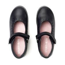 Start-Rite Girls' Mary Jane Leather Shoes – Black