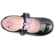 Lelli Kelly Girls' Luna 2 Patent Shoes – Black