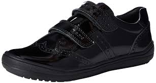 Geox J G. G Patent Leather Shoes – Black