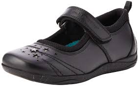 Hush Puppies Amber Girls' Junior Shoes – Black