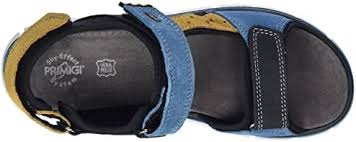 Primigi Nappa Leather/Suede Girls' Sandals - Black