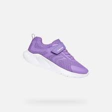Geox Girls' J Sprintye G.A Shoes Mesh & DBK – Lilac