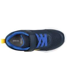 Geox J Sprintye S Mesh & Geobuck Shoes – Navy/Royal