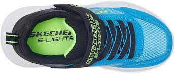 Skechers S Lights Meteor Lights Krendox Shoes – Black/Blue