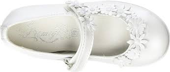 Primigi Children's Shoes Girls' Nappa Kids Shoes - Perl/Bianc