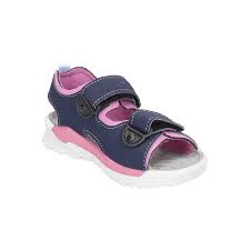 Ricosta Tajo Shoes - Navy and Pink