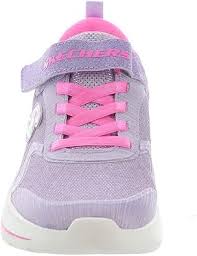 Skechers Girls' Wave 92 Trainers Shoes - Lavender