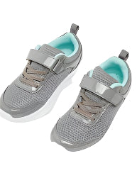 Lurchi Zarko Synthetic Textile Shoes – Grey/Turquoise