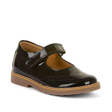 Beberlis Girls’ Leather Kids Shoes - Black