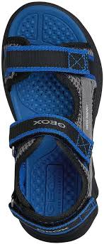 Geox Junior Airadyum Sandals - Grey/Royal