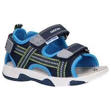 Geox B S.MULTY B A Breathable Knit and Mesh Shoes - Navy/Azure